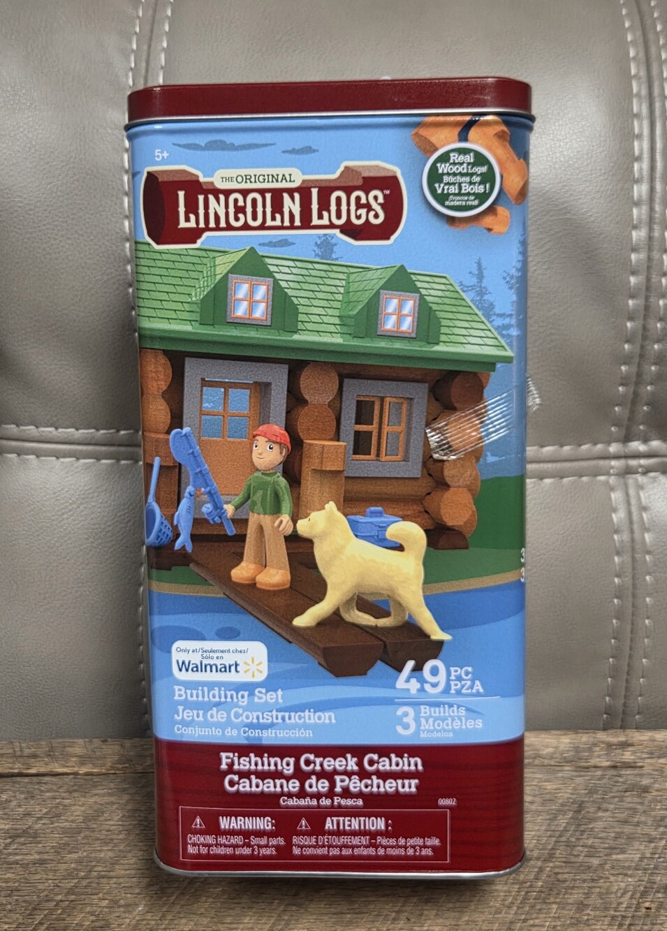 The Original Fishing Creek Cabin Building Set - Blue/Green